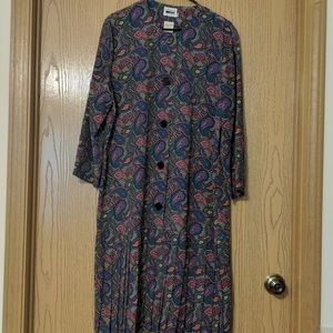Unique vintage 80s leslie fay dress